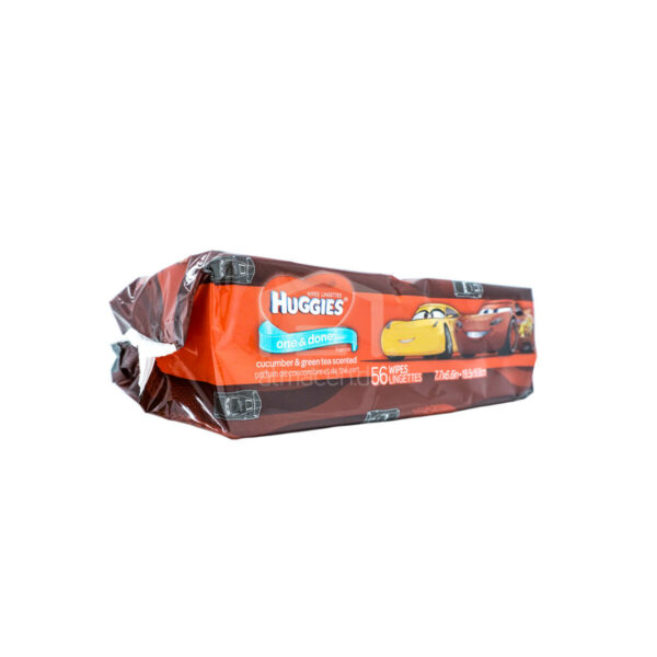 Toallitas Húmedas Huggies One & Done Fragancia a Pepino y Té Verde, 56 uds
