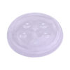 Tapa para Vaso Plástico Transparente Plastifar con Ranura 5-12 oz (100 uds)