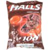 Caramelo Duro Halls Sabor a Mentol, Cereza y Eucalipto, 100 uds