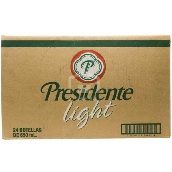 Cerveza Presidente Light, 22 oz Caja (24 uds)