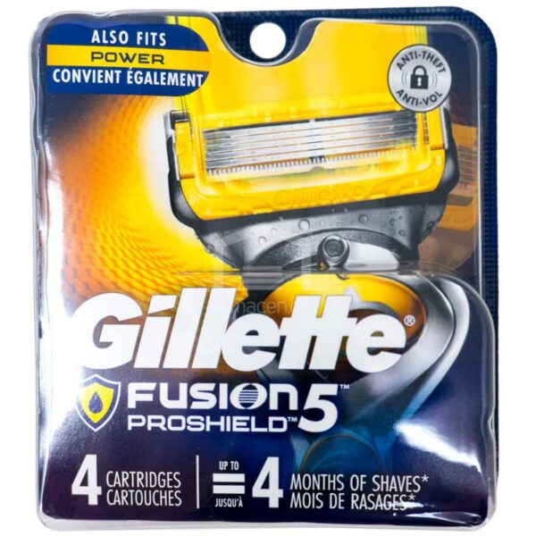 Cartuchos de Repuesto para Gillette Fusion5 ProShield (4 uds)