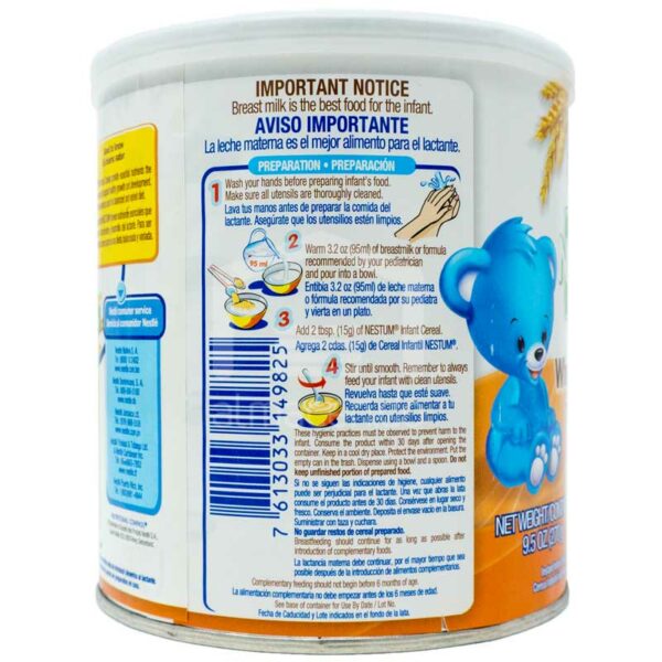 Nestlé NESTUM Cereal Infantil Trigo y Miel, 270 g