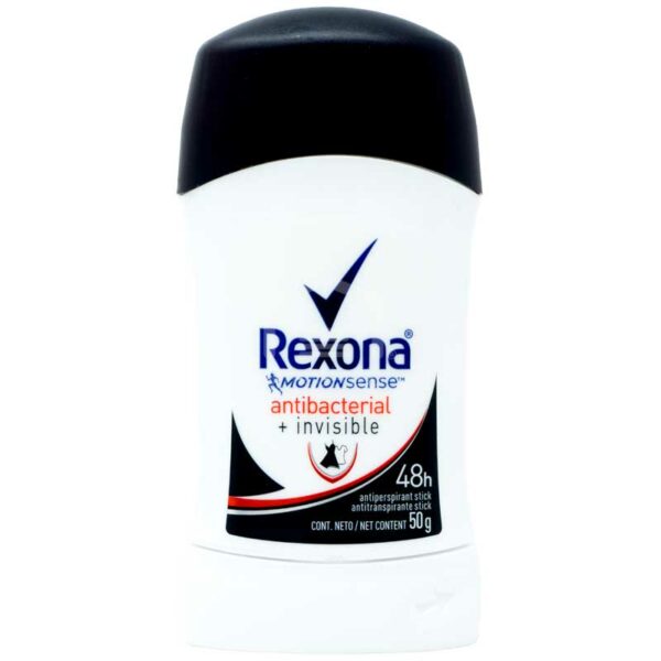 Rexona Mujer Antitranspirante Barra Antibacterial + Invisible, 45 g