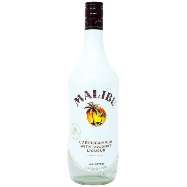 Ron con Licor de Coco Malibu, 750 ml