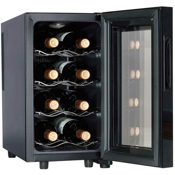 Vinera Frigidaire Negra 8 Botellas