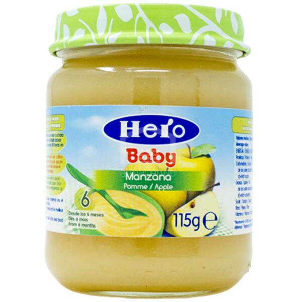 Compota Hero Baby Manzana (A partir de los 6 meses), 115g