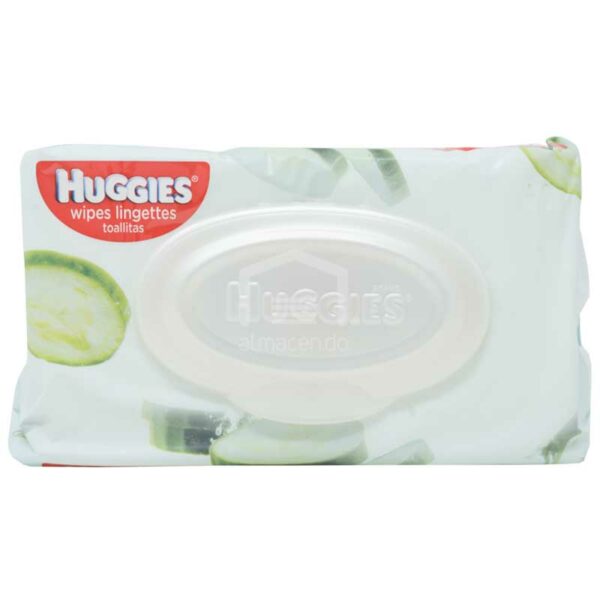 Toallitas Húmedas Huggies One & Done Refrescante Fragancia a Pepino y Té Verde (56 uds)