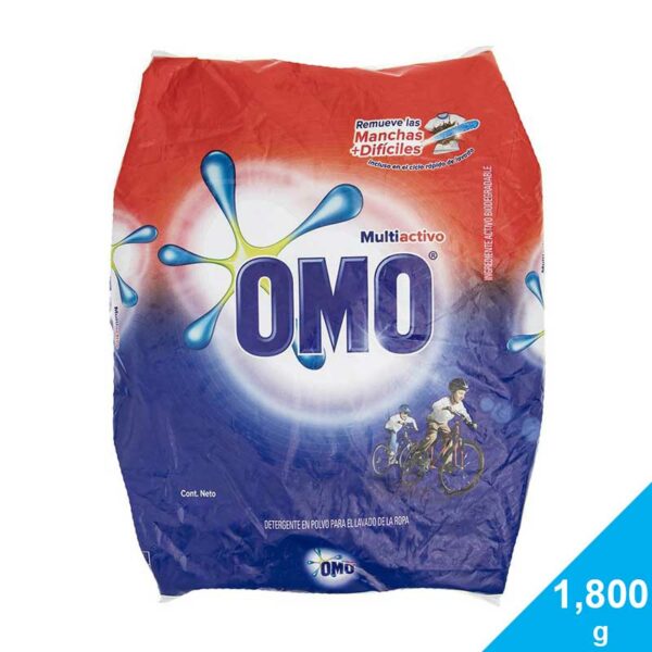 Detergente OMO Multiactivo, 1,800 g