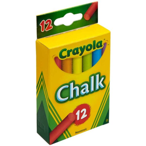 Tizas Crayola Enceradas Surtidas (12 uds)