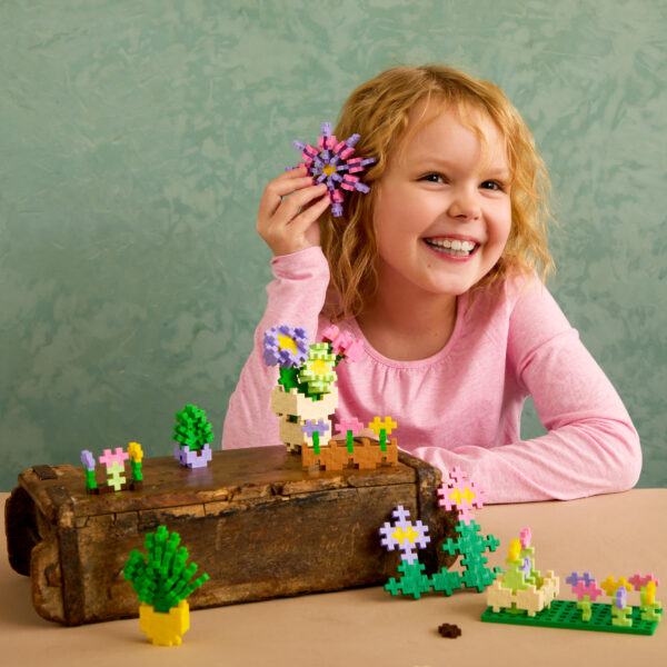 Juego de Construcción Aprende a Construir Flower Shop Plus-Plus (400 Piezas)