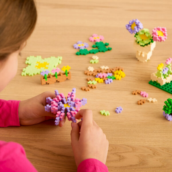 Juego de Construcción Aprende a Construir Flower Shop Plus-Plus (400 Piezas)