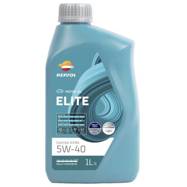 Aceite Repsol Elite Cosmo A3/B4 5W-40 1 L